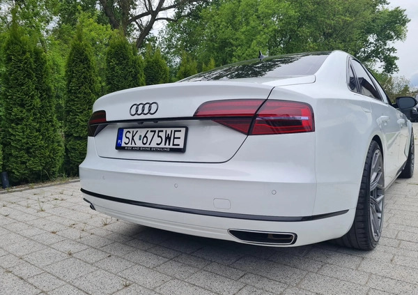 Audi A8 cena 165000 przebieg: 114000, rok produkcji 2015 z Katowice małe 191